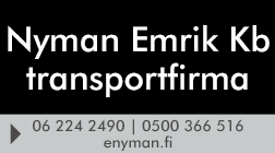 Nyman Emrik Kb transportfirma logo